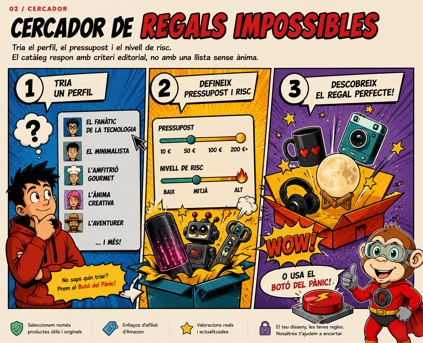 Com triar un regal impossible sense perdre la dignitat — Guia de camp